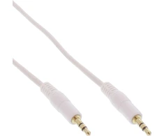 Kabelis InLine Jack 3.5mm - Jack 3.5mm 10m balta (99940W)