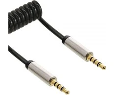 „Kabelis InLine“ lizdas 3,5 mm – 3,5 mm lizdas 1 m sidabro (99271)