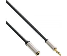 „Kabelis InLine“ lizdas 3,5 mm – 3,5 mm lizdas 3 m sidabro (99233)