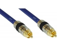 Kabelis InLine RCA (Cinch) -RCA (Cinch) 5m mėlyna (89805P)