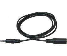 Garso ilgintuvas Jack (3.5mm) M - Jack (3.5mm) F, 5m, juoda