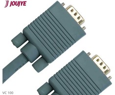 JouJye D-Sub (VGA) – D-Sub (VGA) kabelis, 10 m pilkas (A 1405)