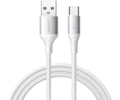 Joyroom S-A28 Flash Series 3A USB-A – USB-C Cable 2m – baltos spalvos