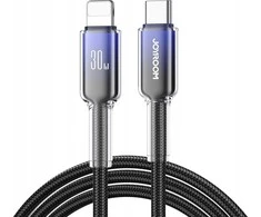 Kabelis USB-C Lightning Joyroom S-A42 30W 1.2m juodos spalvos