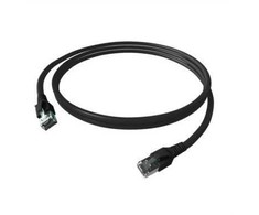 „EasyLan FlexBoot“ Cat.6A jungiamasis kabelis, S/FTP, juodas, 10 m