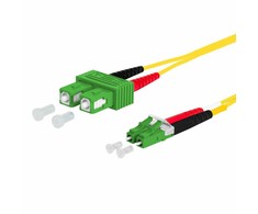 METZ CONNECT OpDAT jungties kabelis, SC-D APC/LC-D APC OS2, 0,5 m
