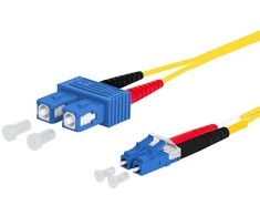 METZ CONNECT OpDAT jungties kabelis, SC-D/LC-D OS2, 0,5 m