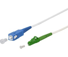 METZ CONNECT OpDAT jungties kabelis, SC-S/LC-S APC OS2, 3 m