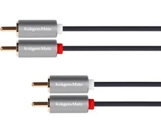 Kabelis 2RCA-2RCA 1.8 m Kruger &amp; Matz Basic