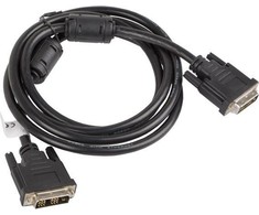 LANBERG CA-DVIS-10CC-0018-BK kabelis DVI-D M 18+1 ->DVI-D M 18+1 1,8 m