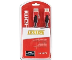 Lexton HDMI M - HDMI M laidas, 1.5m, v1.4, nyl.