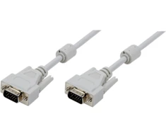 „LogiLink D-Sub“ (VGA) – D-Sub (VGA) kabelis, 10 m pilkas (CV0028)