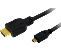 Kabelis LogiLink HDMI Micro - HDMI 1m juoda (CH0030)