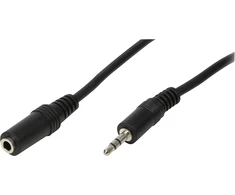 LogiLink miniJack M/F 5.0m