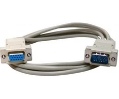 Vaizdo kabelių VGA (D-Sub) (M) - VGA (D-sub) (F) prailginimo kabelis, 2 m, rutulinis, su logotipu, lizdinė pakuotė, EOL