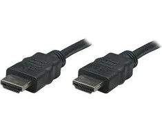 MANHATTAN CL3 didelės spartos HDMI kabelis 10m su eterneto vidinės sienelės vardiniu HDMI kištuku į kištuku ekranuotas Juodas