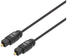 Kabelis Manhattan Toslink - Toslink 1m juoda (356060)