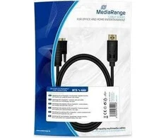 „MediaRange DisplayPort“ – DVI-D kabelis, 2 m, juodas (MRCS131)