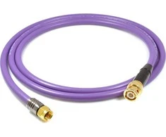 Kabelis Melodika BNC - F 4m violetinė