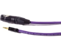Kabelis Melodika Jack 3.5mm - XLR 2m violetinė
