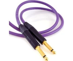 Kabelis Melodika Jack 6,3mm - 6,3mm, violetinė