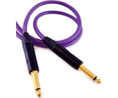 Kabelis Melodika Jack 6.3mm - 6,3mm, 17m, violetinė