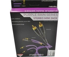 Kabelis Melodika Jack 3.5mm - Jack 3.5mm 12m violetinė (MELO-MDMJ120)