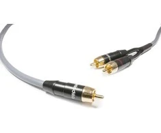 Kabelis Melodika RCA (Cinch) - RCA (Cinch) x2 7m pilkas