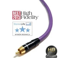 Kabelis Melodika RCA (Cinch) - RCA (Cinch) 4m violetinė