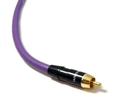 Kabelis Melodika RCA (Cinch) - RCA (Cinch) 6m violetinė