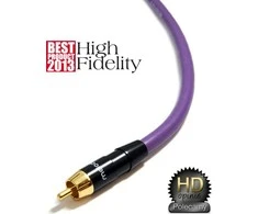 Kabelis Melodika RCA (Cinch) - RCA (Cinch) 17m violetinė