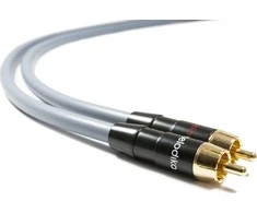 Kabelis Melodika RCA (Cinch) x2 - RCA (Cinch) x2 0.75m pilkas