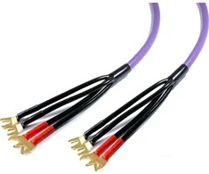 Kabelis Melodika Šakutės - šakutės 2,5 m purpurinės