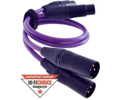 Kabelis Melodika XLR x2 - XLR x2 5m violetinė