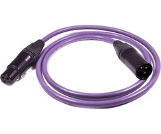Kabelis Melodika XLR - XLR 2m violetinė