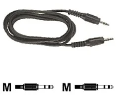 Mercodan Coferro Cables Garso mini lizdo kabelis 20,0 m, mini lizdas kištukas/kištukas, juodas.