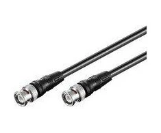 Kabelis MicroConnect BNC - BNC 1m juoda (50423)
