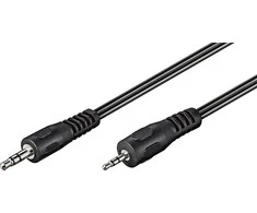 Kabelis MicroConnect Jack 2.5mm - Jack 3.5mm 2m juoda (AUD3525LL2)