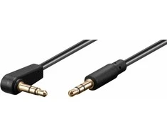 Kabelis MicroConnect Jack 3.5mm - Jack 3.5mm 1m juoda (AUDLL1A)