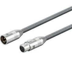 Kabelis Monoprice XLR - XLR 2m pilkas