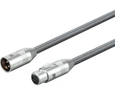 Kabelis Monoprice XLR - XLR 2m pilkas