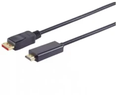 Nanocable Kabelis Brackton DisplayPort Male - HDMI Male 1.0m Juodas