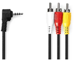 Nedis Kabelis 3xRCA - 3.5mm 4pin kištukai 1.0m