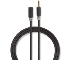 Nedis AUX Audiokabel 3,5-mm-Stecker - 3,5-mm-Buchse, 5,0 m