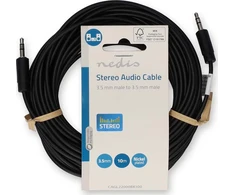 Kabelis Nedis 3.5mm 10 m (CAGL22000BK100)