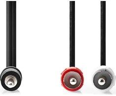 Kabelis Nedis 3.5mm 2 x RCA 10 m (CAGL22200BK100)