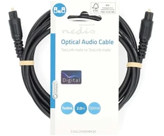 Kabelis Nedis Toslink 2 m (CAGL25000BK20)