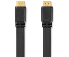 Kabelis Nedis CVGL34100BK20 kabelis HDMI 2 m HDMI Typu A (Standard) Juodas