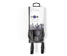 Kabelis Nedis XLR M - XLR F 3m 5412810295630