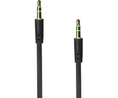OEM kabelis AUX lizdas 3,5 mm (vyriškas) - lizdas 3,5 mm (vyriškas) dėžutė 1 m juodas